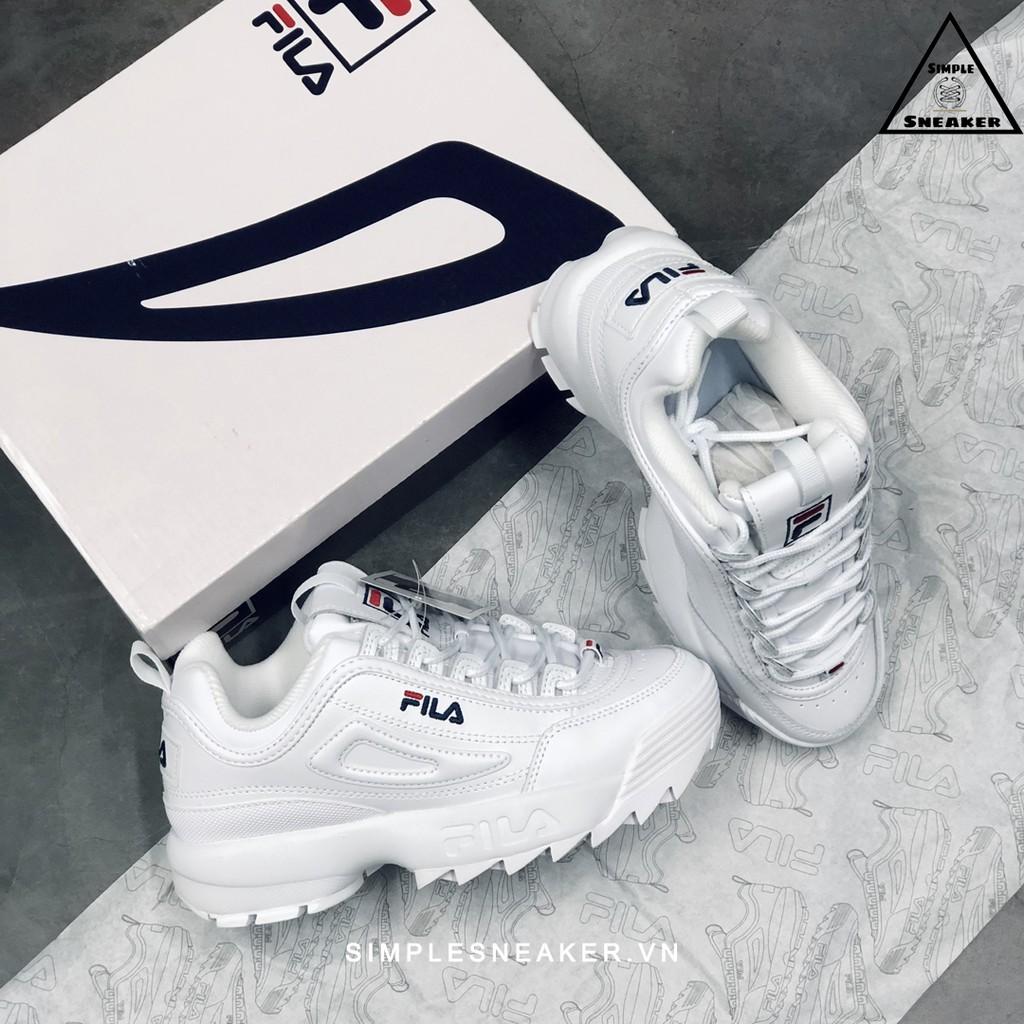 Giày FILA Chính Hãng 💙FREESHIP💙 Fila Disruptor 2 Hàn Quốc Chuẩn Auth - Giày Sneaker Thể Thao Nam Nữ - Simple Sneaker