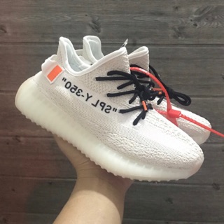 [Full Box+Giấy Gói]Giày Yz350 Offwhtie Kem