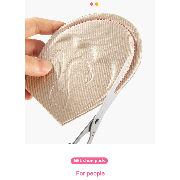 Set 2 Cặp Đệm Lót Giày Cao Gót Giảm Đau Chống Trơn Trượt Dành Cho Nữ