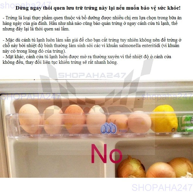 Bộ 1 Khay đựng trứng 24 quả trong tủ lạnh có nắp, được cấu tạo bằng chất liệu nhựa cao cấp dày dặn shopaha247