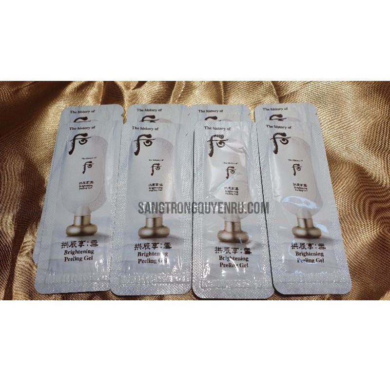 Kì Da Chết Trắng Da Whoo Brighterning Peeling Gel Làm Trắng Da Dịu Nhẹ Lành Tính 1ml | BigBuy360 - bigbuy360.vn