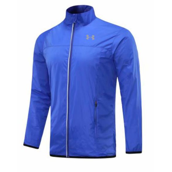 Under Armor Áo Khoác Gió Có Mũ Trùm Đầu Chất Liệu Vải Dệt 8406z Dành Cho Cặp Đôi