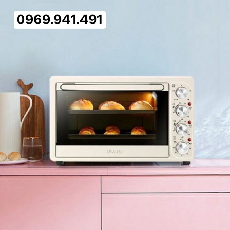 Lò nướng Ukoeo. dung tích 32L tặng kèm khay nướng