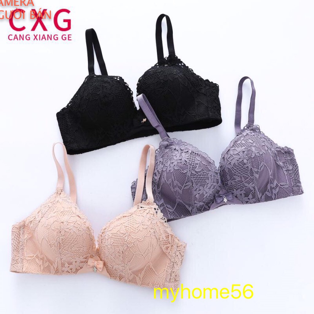 Áo ngực ren mút mỏng siêu đẹp ko gọng A011