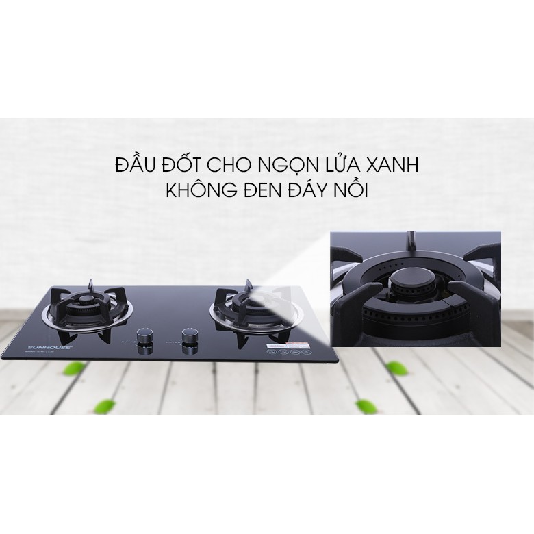 Bếp gas âm Sunhouse SHB7736 HÀNG TRƯNG BÀY mới 98-99% chính hãng BẢO HÀNH 2 NĂM