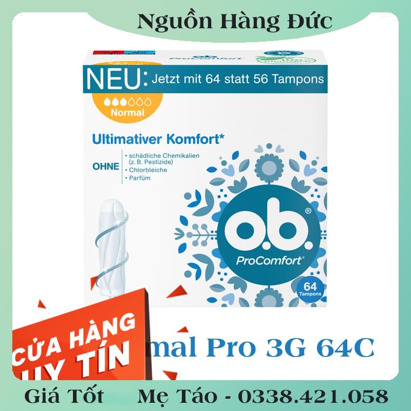 Băng vệ sinh Tampon Ob Đức - Date mới đủ Bill