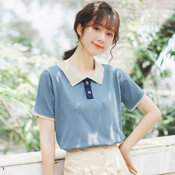 Áo thun NZN tay ngắn dáng rộng phong cách cổ điển Hàn Quốc dành cho nữ với 3 màu tùy chọn