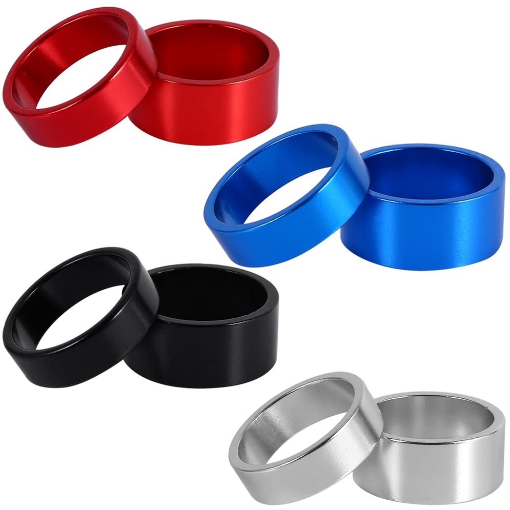 Vòng đệm chén cổ xe đạp 5/10/15/20mm bằng hợp kim nhôm thông dụng