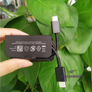 Cáp sạc nhanh Sam sung Note 10 zin công ty chân TypeC (C To C)