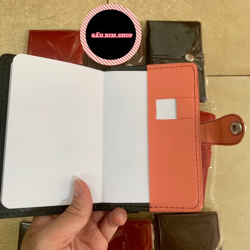 [Giá Sỉ] Sổ da cúc bấm khổ A6 160 trang