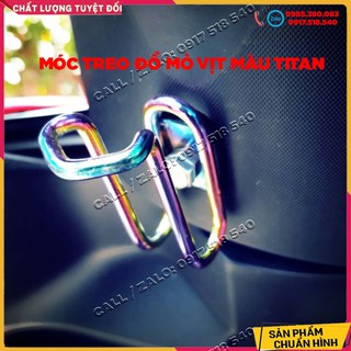 ✅ Móc Treo Đồ Mỏ Vịt Inox Xi Màu Titan ✅