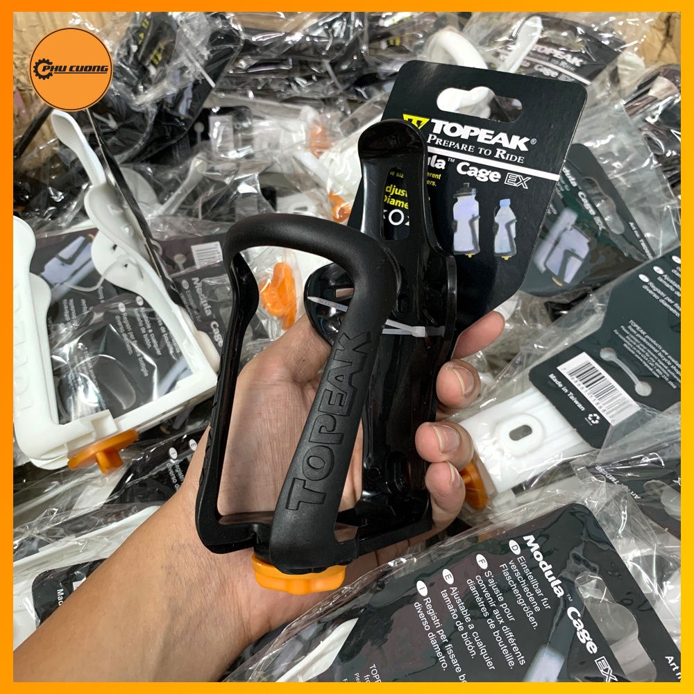 Gọng Kẹp Bình Nước Xe Đạp Thể Thao TOPEAK Modula Cage Ex - Điều Chỉnh Kích Thước Tự Do, Giữ Mọi Loại Bình Nước
