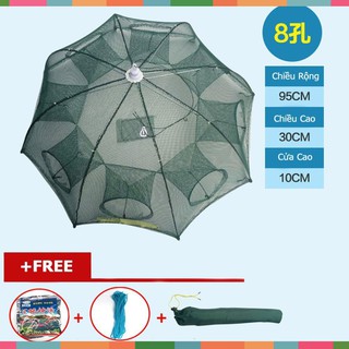 [CHẤT LƯỢNG TỐT] LỒNG LƯỚI Ô BÁT QUÁI 8 CỬA KÈM 1 GÓI MỒI|do cau99| ( rẻ vô địch )