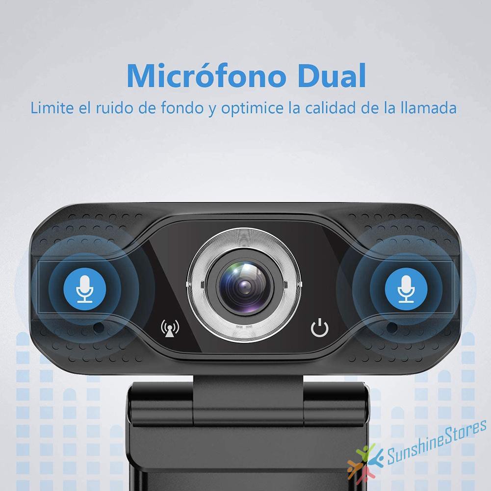 Webcam 2mp Tích Hợp Mic 3d Dnr 1080p Hd Cho Pc Smart Tv | BigBuy360 - bigbuy360.vn