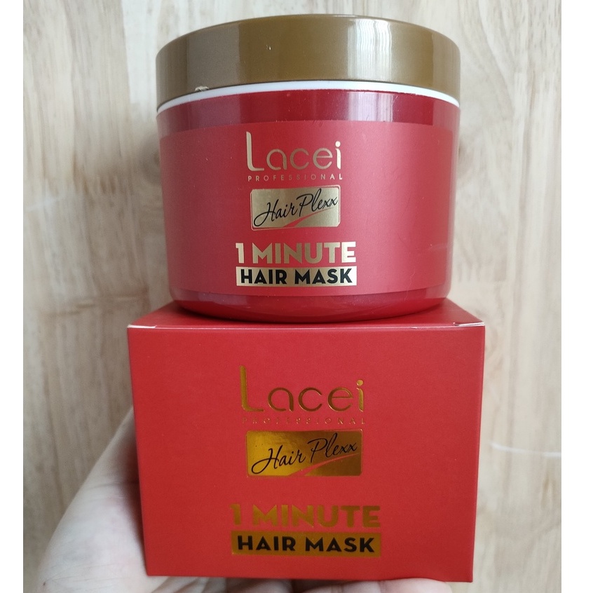 Kem ủ tóc phục hồi 1 phút Lacei HAIR PLEXX 300ML ĐỎ