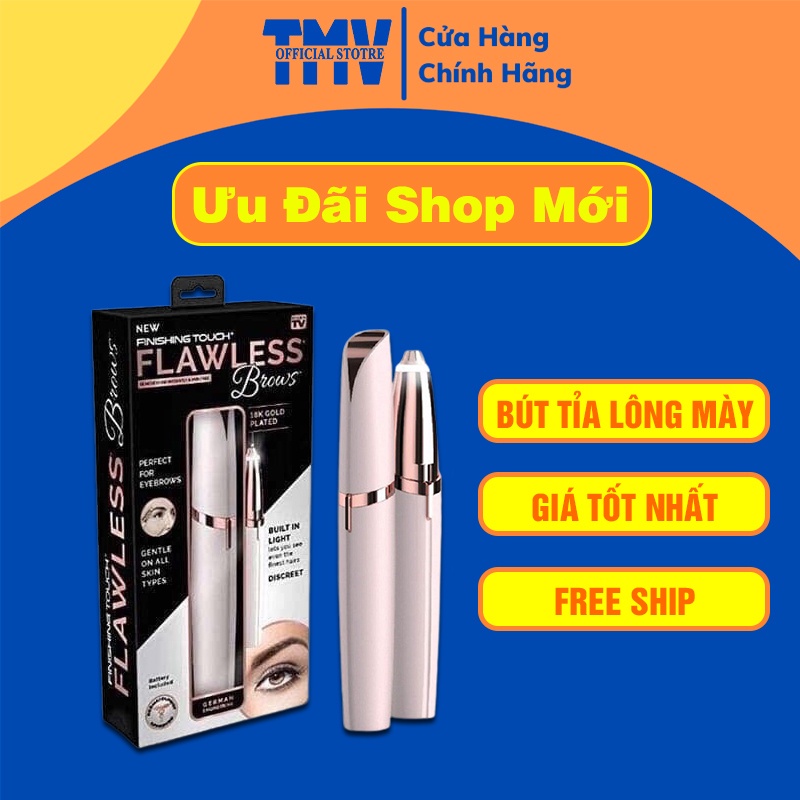 Bút tỉa lông mày cao cấpđa năng máy cạo lông mày sạc điện FLAWLESS TMV Official