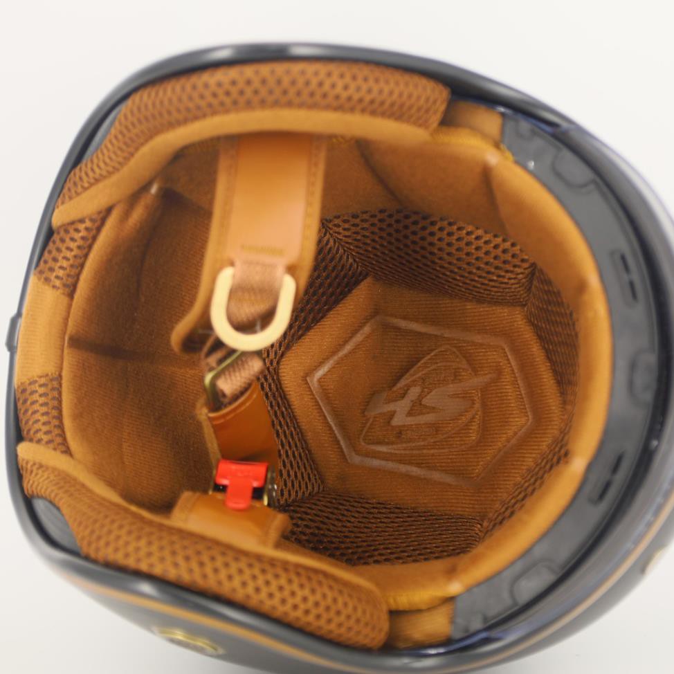 Mũ bảo hiểm 3/4 đầu Napoli Kính Âm  , hàng cao cấp, chính hãng bảo hành 12 tháng