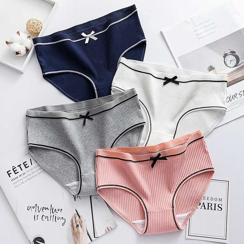 Quần Lót Cotton Thời Trang Hàn Quốc Dành Cho Nữ