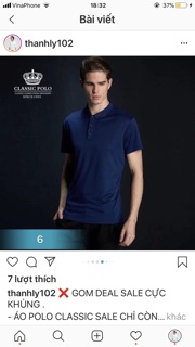 Áo polo nam( khách note màu size)