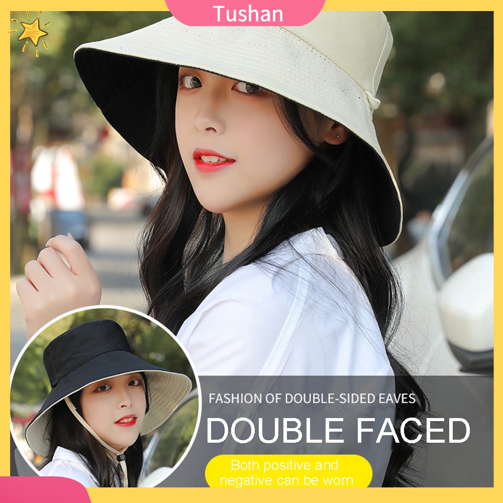 Mũ Bucket Nữ   Mặt Chống Tia Uv Thời Trang