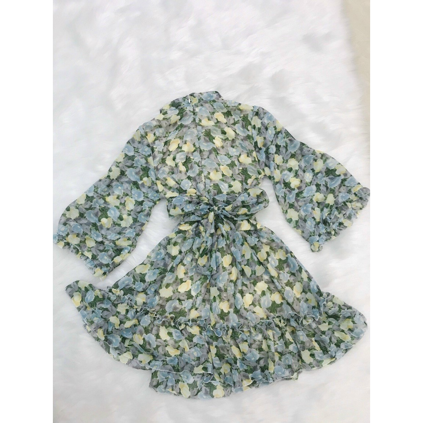 Jumsuit dáng váy hoạ tiết hoa nhí , voan quảng châu cao cấp HATY STORE | BigBuy360 - bigbuy360.vn