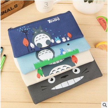 Hộp bút totoro dẹt túi viết bóp viết totoro Hb132 hộp bút dễ thương