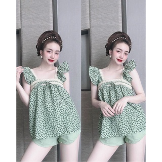 Đồ ngủ sexy, đồ ngủ nữ hai dây bộ lụa đũi tay bèo freesize 40-63kg