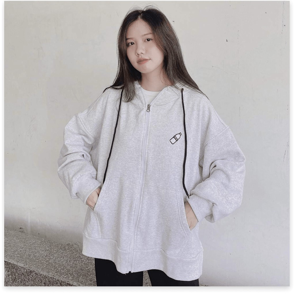 ÁO KHOÁC HOODIE NỮ DÂY KÉO HOT TREND CHO GIỚI TRẺ HÀNG CAO CẤP