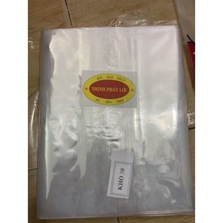 Set 10 tờ giấy bao kiếng to sách tập tiếng anh 48x30 cm