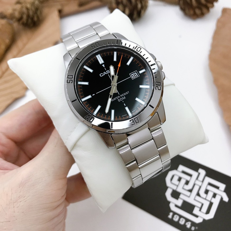 Đồng hồ nam Casio MTP-VD01 Series, size 45mm, chống nước 50m, hàng chính hãng