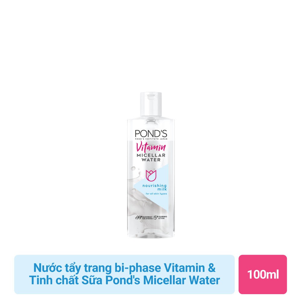 (CHÍNH HÃNG) Nước tẩy trang Vitamin Siêu Dưỡng Pond's Vitamin Micellar Water 100ml