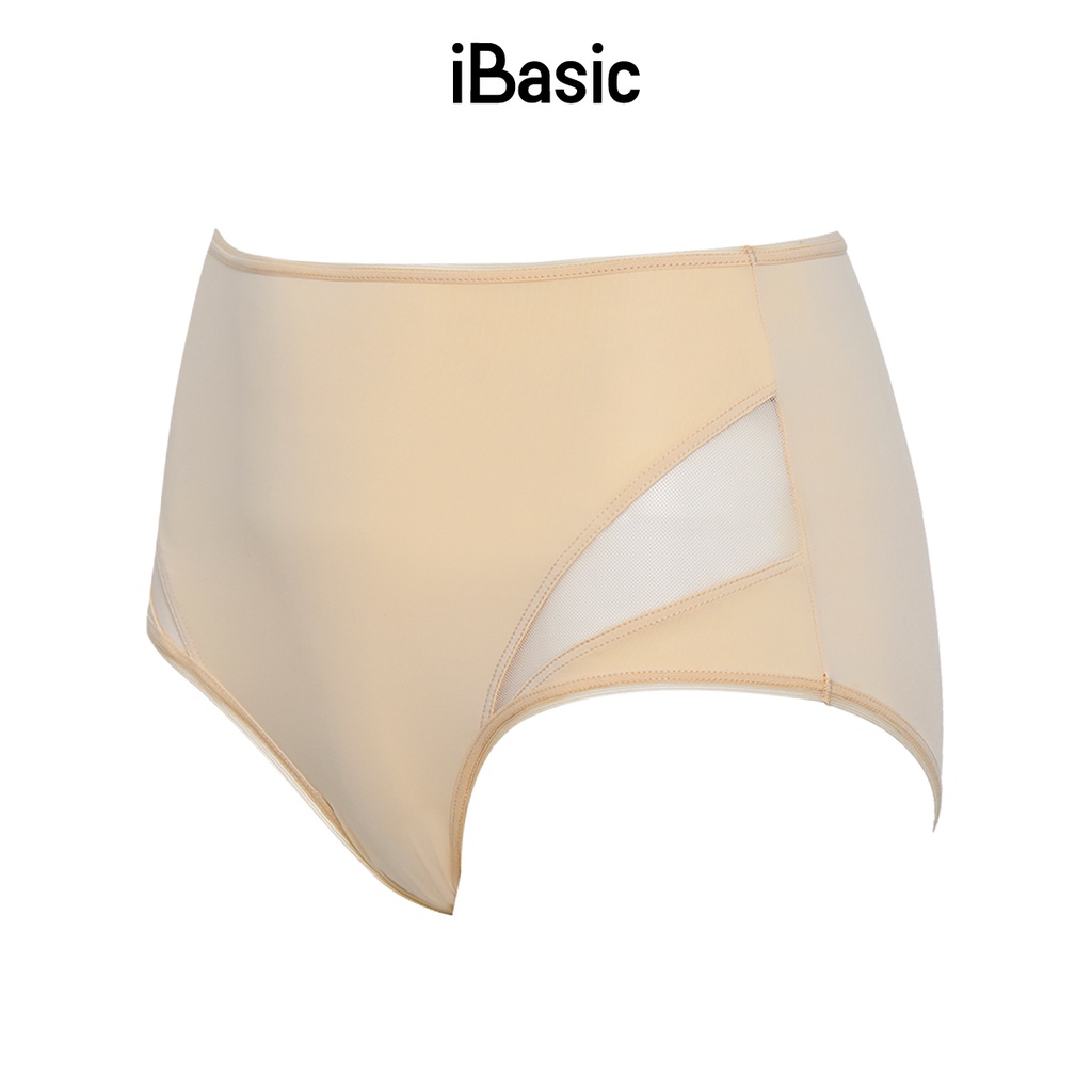 Quần lót nữ lưng cao thun lạnh phối lưới iBasic PANW126
