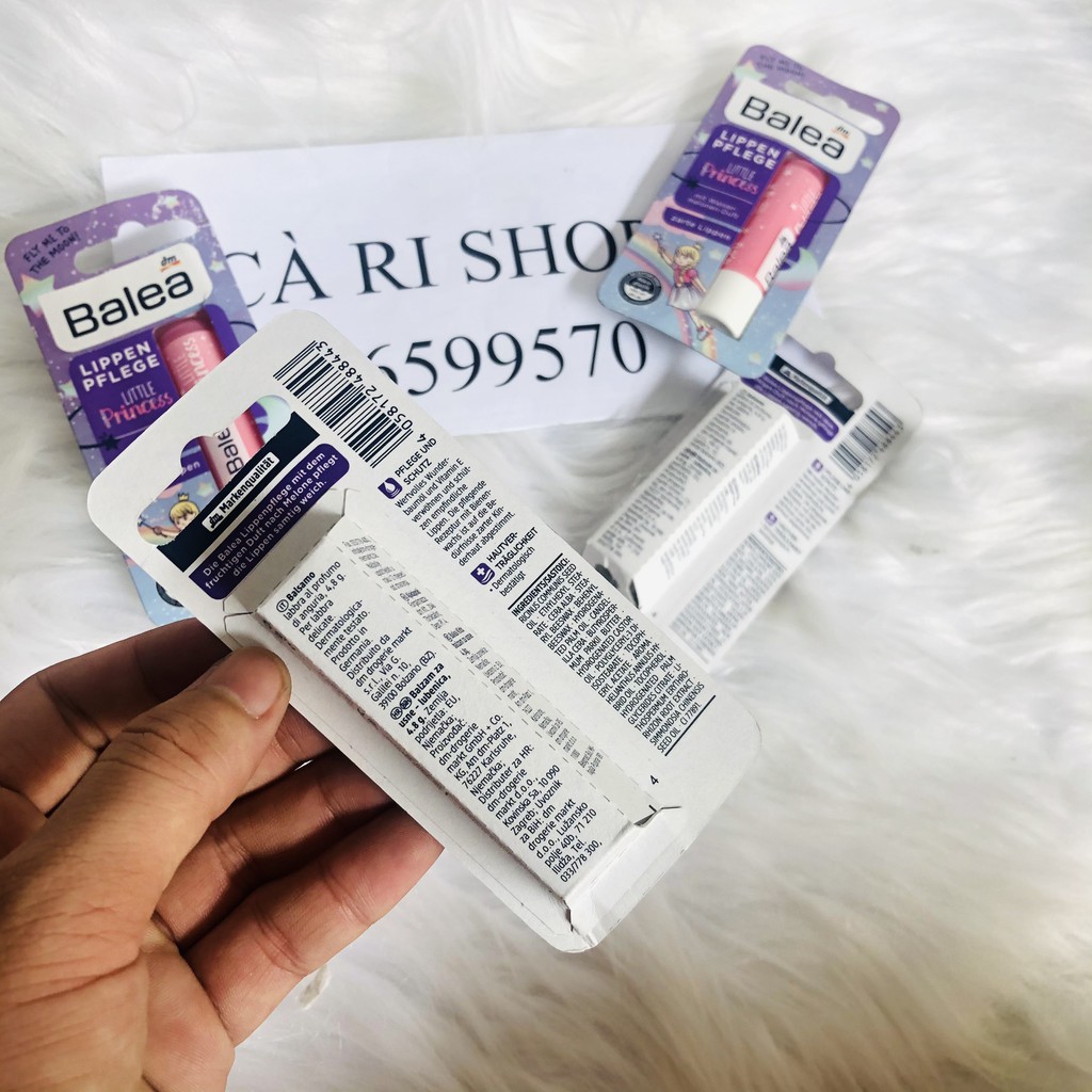 SON DƯỠNG MÔI BALEA CHO MẸ VÀ BÉ