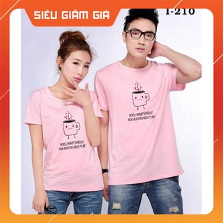 ÁO Thun cặp ĐÔI Màu Xám độc đáo - LoviCouple - Có FeedBack