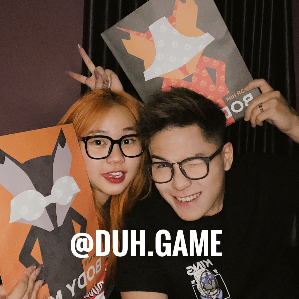 Board game BODY MAP - COMBO NAM NỮ dành cho cặp đôi yêu nhau DUH GAME