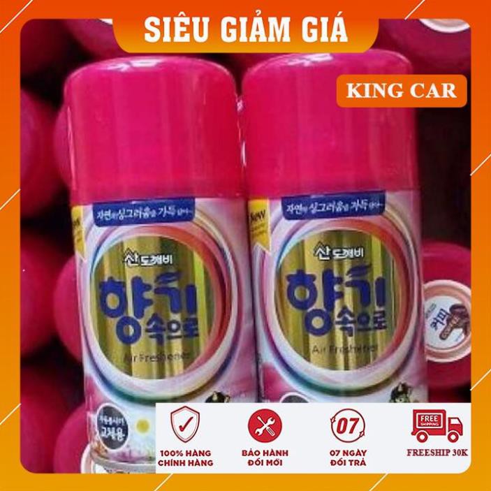 Bình xịt thơm khử mùi ô tô hương cafe - hàn quốc - Shop KingCar