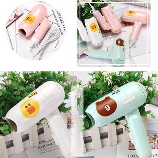 Máy sấy tóc mini hình thú máy sấy tóc gấp gọn hình thú tiện ích thời trang