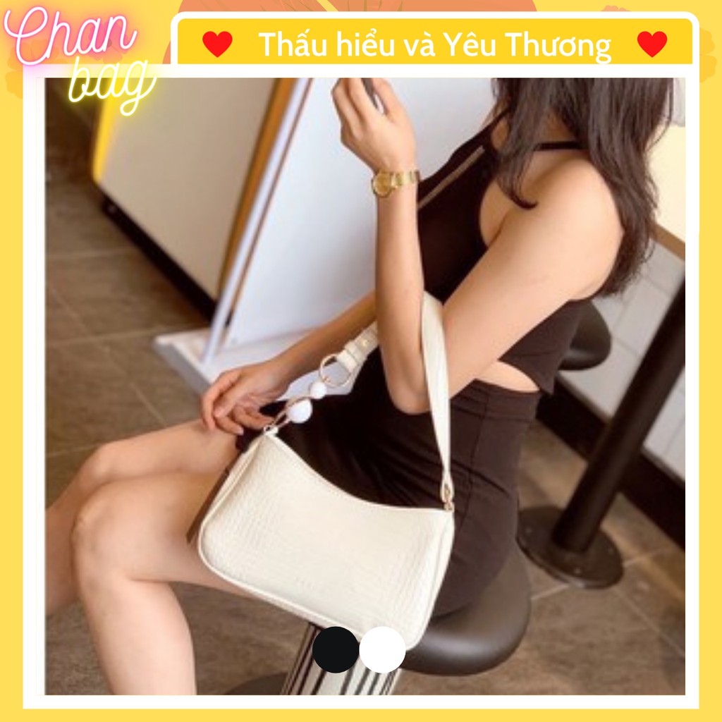 Túi Xách Kẹp Nách Da Rắn Hồ Lô Đủ Màu, Túi Xách Ngọc Trinh Đeo Vai Đeo Chéo Hottrend - Chan Bag CB333❤