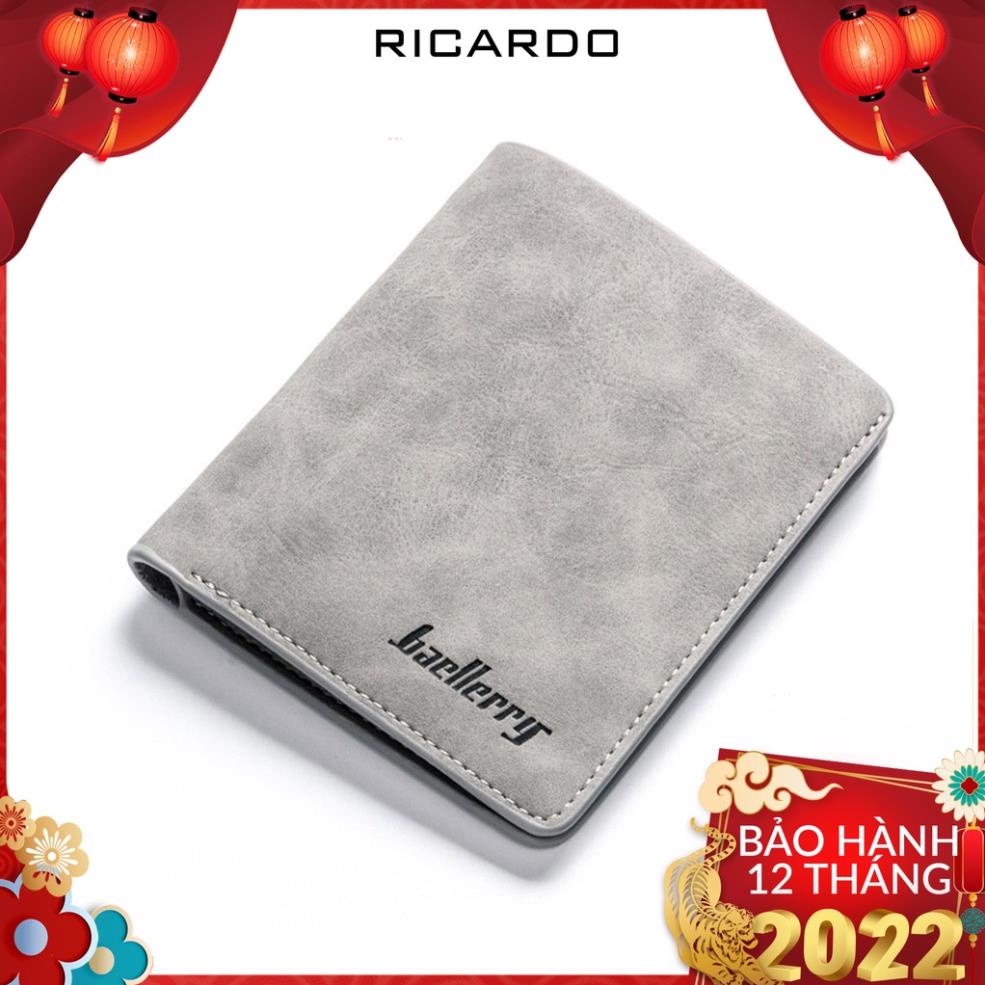 Ví nam Baellerry cao cấp mini ,Ví da nam dáng đứng đựng tiền và thẻ mini nhỏ gọn da lộn có hộp đẹp chất - V101 !