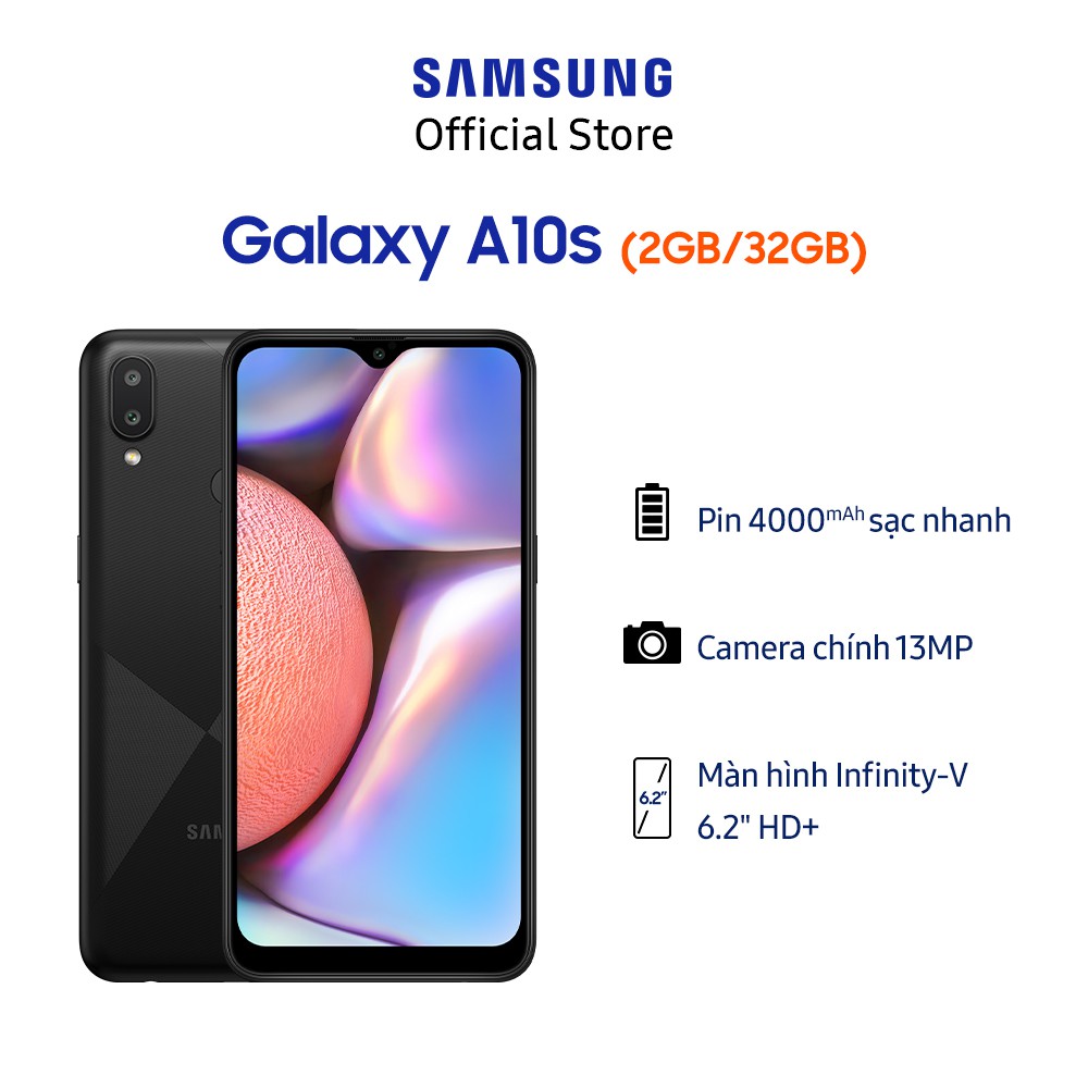Điện thoại Samsung Galaxy A10s (32GB/2GB) - Hãng phân phối chính thức