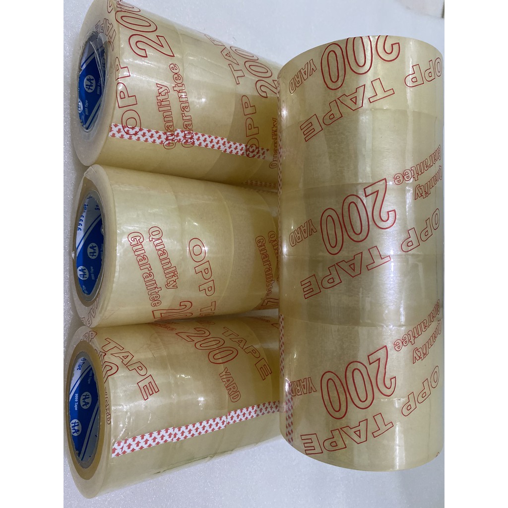Băng keo trong khổng lồ 200 yard chuẩn 2kg đúng