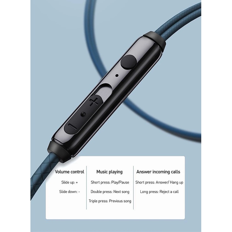 Tai nghe Baseus H19, siêu âm thanh 6D, micro khử ồn, thiết kế ko gây đau tai, lỗi 1 đổi 1