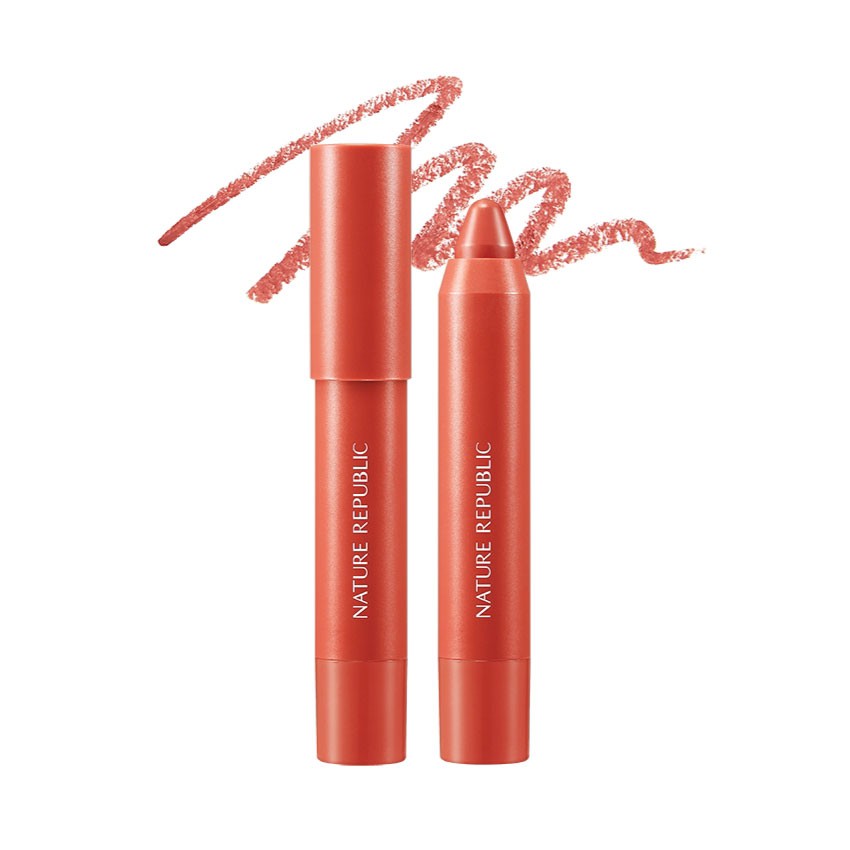 [HSD ngắn] Son sáp mềm mướt như nhung NATURE REPUBLIC Eco Crayon Lip Velvet 2.8g