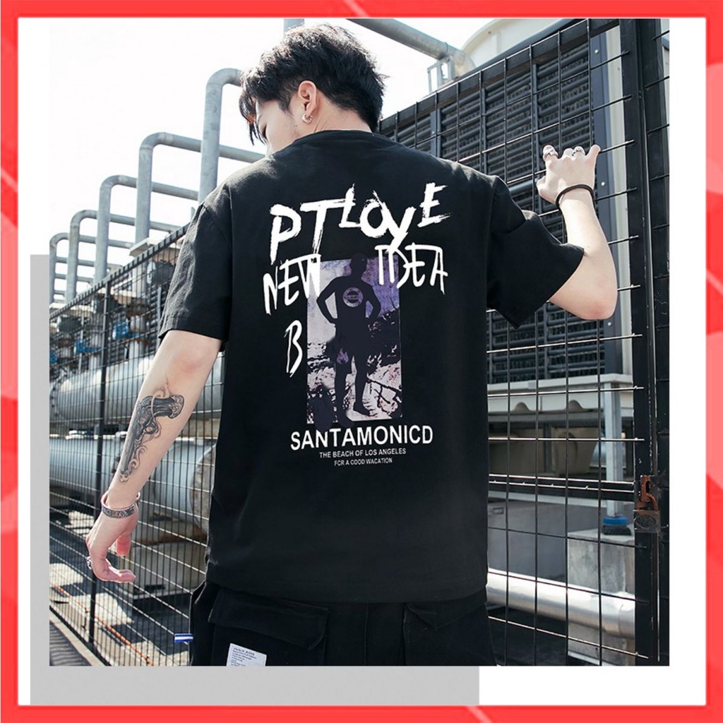 Áo thun phông nam form rộng Familylove - Mẫu áo thun nam tay lỡ PTLOVE chất Cotton 100% cao cấp
