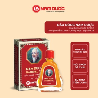 Dầu nóng Nam Dược 7ml giúp làm ấm da cơ thể, phòng nhiễm lạnh