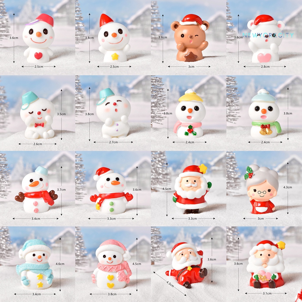 Đồ trang trí Hoạt Hình Bằng Nhựa Resin Thân Thiện Với Môi Trường Trang Trí Tiểu Cảnh Giáng Sinh