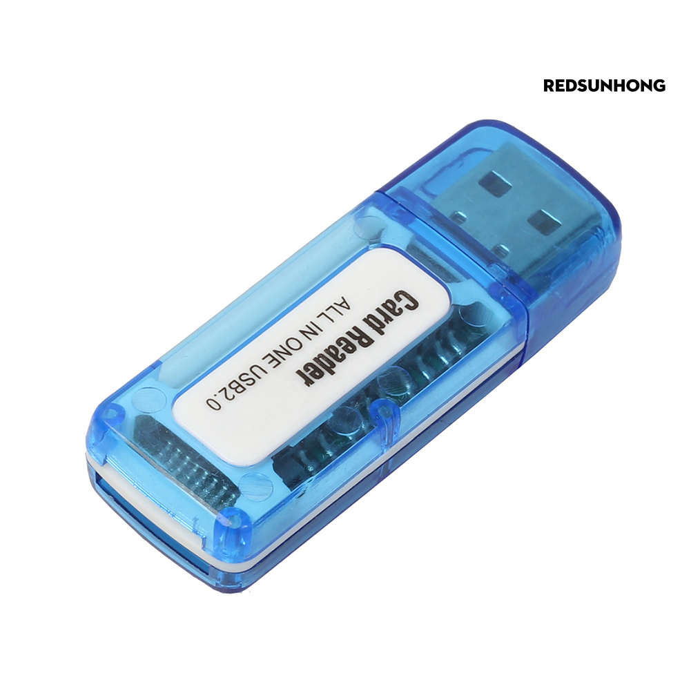 1 Đầu Đọc Thẻ Nhớ Usb 2.0 4 Trong 1 Cho M2 Sd Sdhc Dv Micro Sd Tf | BigBuy360 - bigbuy360.vn
