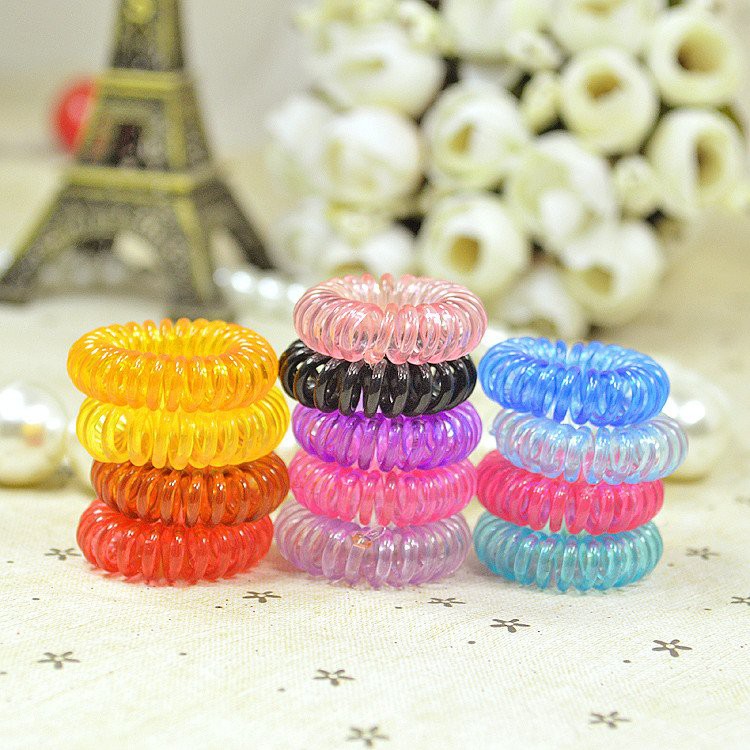 SET 10 Dây Cột Tóc Lò Xo Mini Cho Bé
