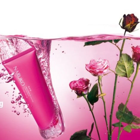 Sữa Rửa Mặt Tạo Bọt Hoa Hồng Nhung NARUKO 120G - Rose & BOTANIC HA Aqua Cubic Foaming Wash EX
