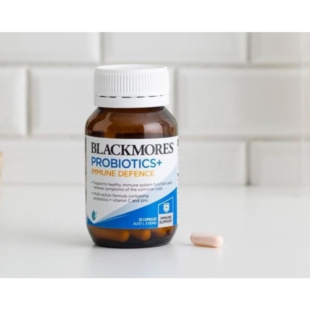 Men vi sinh Blackmores Probiotics+ Daily Health 30 viên